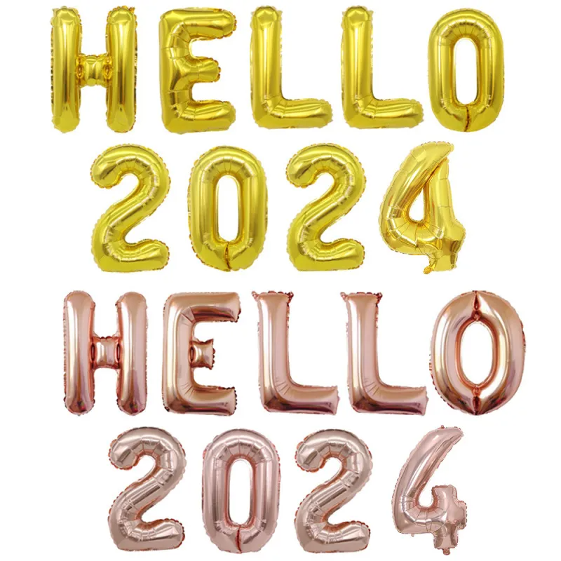 2024 New Year Party Decoration Balloon Set