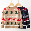 Kids Toddler Girls Boy Fashion Autumn Winter Christmas Hat Pattern Sweater