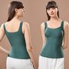 Women'S Fashion Nude All-In-One Slim Bottoming Vest Without Steel Ring