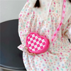 Kids Girls Fashion Sweet Candy Color Heart Shaped Silicone Mini Crossbody Bag