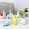 (Buy 1 Get 1) Simple Solid Color Dry Flower Container Home Decoration Ceramic Vase