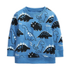 (Buy 1 Get 1) Children Kids Baby Fashion Boys Long Sleeve Round Neck Dinosaur Print Sweatshirt