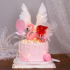 (Buy 1 Get 1) Creative Angel Wing Pattern Design Cake Insert Accessory