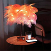 Creative Feather Decoration Bedroom Lamp