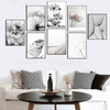 (Buy 1 Get 2) Modern Simple Black White Dandelion Canvas Decorative Painting For Living Room