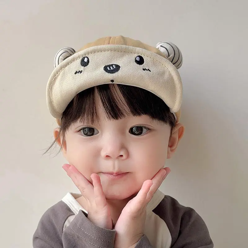 Children Kids Baby Fashion Girls Boys Sunscreen Cartoon Bear Cap