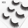 3pairs/Set Women 3D Multilayer Mink Hair Eyelashes