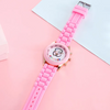 Kids Cute Silicone Band Candy Color Colorful Cartoon Bear Watch