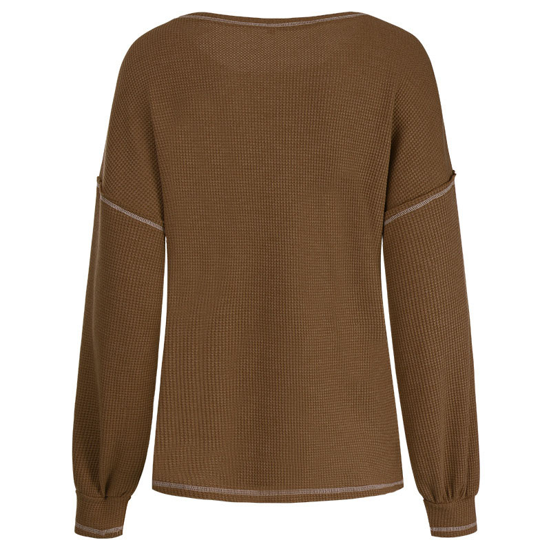 Women Causal Solid Color Sweatshirt