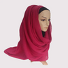 (Buy 1 Get 1) Women Fashion Twill Pleated Hijab Scarf