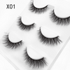 3pairs/Set Women 3D Multilayer Mink Hair Eyelashes