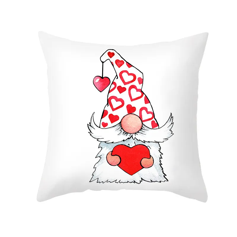 (Buy 1 Get 2) Cartoon Santa Claus Print Letter Pillowcase