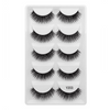 5pairs/Set Women 3D Multilayer Mink Hair Eyelashes