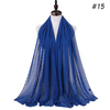 (Buy 1 Get 1) Hairball Decor Women Chiffon Muslim Hijab Scarf