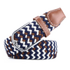 Unisex Stretch Elastic Braided Canvas Belt