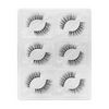 6pairs/Set Women 3D Multilayer Mink Hair Eyelashes