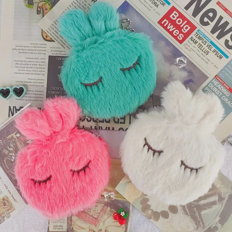 (Buy 1 Get 2) Children Kids Baby Fashion Cartoon Rabbit Plush Toy Coin Purse