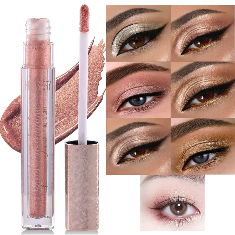 Huda Story Women Brightening Waterproof High Glow Eye Shadow Liquid