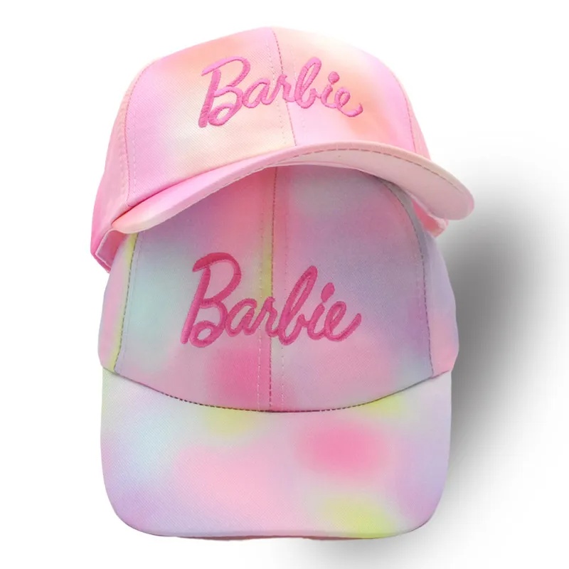 Kids Girls Fashion Casual Cute Rainbow Color Embroidered Alphabet Baseball Cap