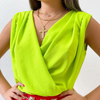 Women'S Fashion Solid Color Sleeveless V Neck Top