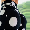 Women Classic Polka Dot Printed High-Waisted Yoga Leggings