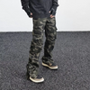 Men Casual Camouflage Print Cargo Pants