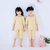 Children Kids Baby Fashion Girls Boys Basic Casual Short Sleeve Top And Shorts 2pcs Set