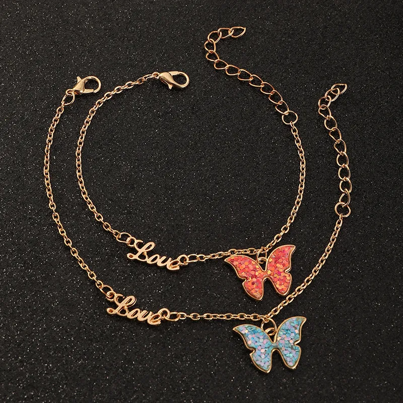 (Buy 1 Get 2) Children Kids Baby Fashion Girls Butterfly Bracelet Set