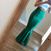 Women'S Fashion Sexy Shiny Fish Scale Pattern High Waist Mermaid Skirt