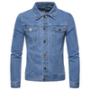 Men Casual Large Size Loose Slim Denim Jacket