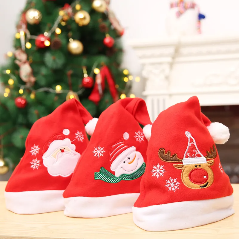 (Buy 1 Get 2) Kids Party Santa Claus Christmas Deer Fleeces Hat