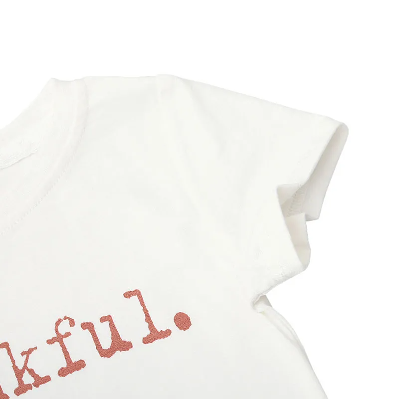 Kids Simple Letter Pattern T-Shirt