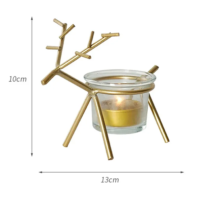 Nordic Style Creative Deer Shape Table Candle Holder