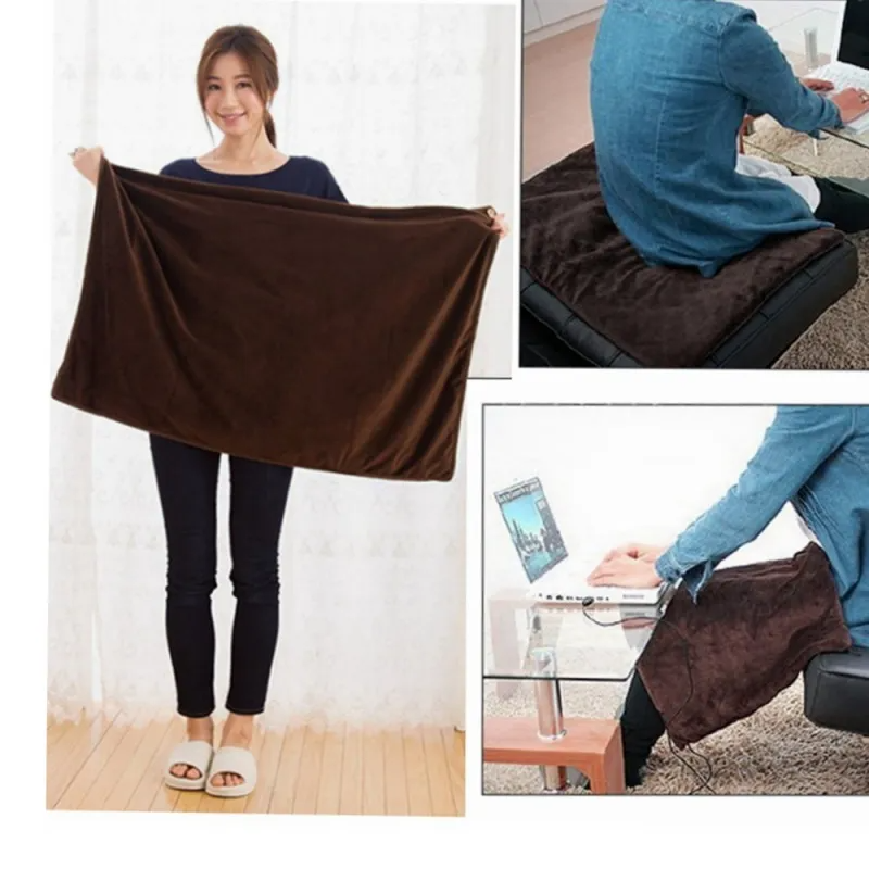 (Buy 1 Get 1) Usb Heating Big Shawl Winter Usb Heating Blanket