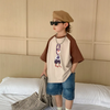 Children Kids Baby Fashion Boys Girls Short Sleeve Cartoon Rabbit Print T-Shirt