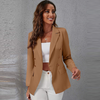 Women Fashion Slim Long Sleeve Suit Jacket Blazers