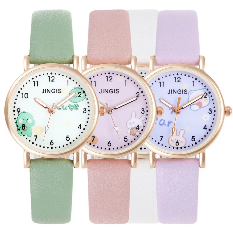 Kids Cute Little Fresh College Style Dial Watch