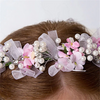 Girls Sweet Flower Pearl Decoration Hair Accessories