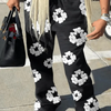 Women Fashion Casual Floral Printed Pants