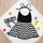 2pcs Baby Girls Stripe Print Sleeveless Bandage Dresses And Headband Set