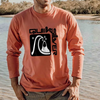 Men Fashion Casual Basic Letter Pattern Round Neck Plus Size Long Sleeve T-Shirt