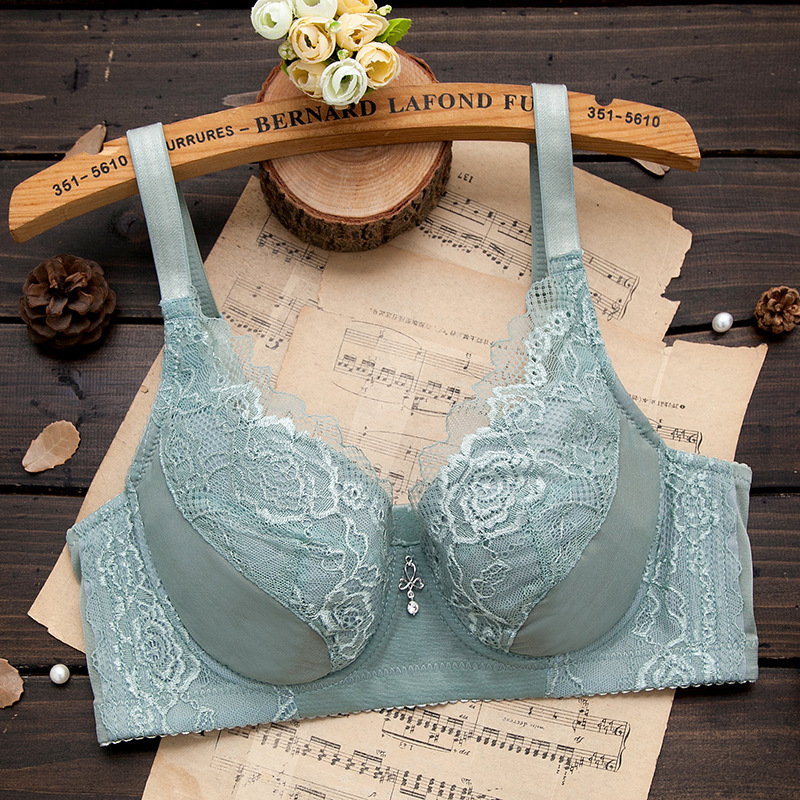 Women'S Fashion Underwire Thin Non-Sponge Bra