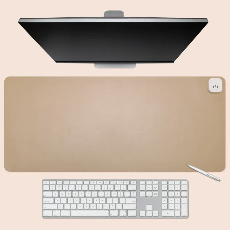 Winter Office Electric Heating Mouse Pad Oversized Computer Desktop Heating Warm Table Mat