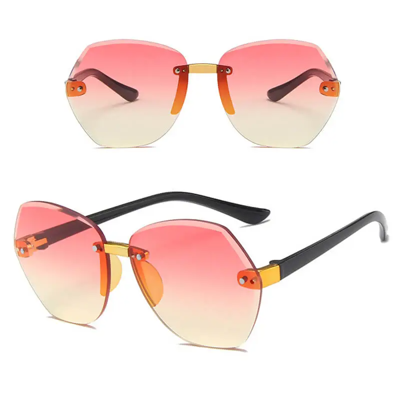 Kids Fashion Big Frame One-Piece Sunglasses