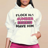 Fashion Women Casual Letter Printed Long Sleeve Hoodie