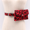 Women Leopard Pattern Waist Pack Coin Purse Belts