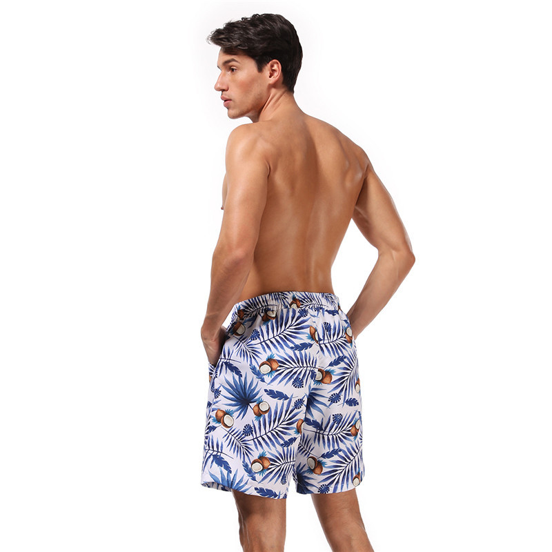 M-2XL Men Graphic Printed Beach Shorts