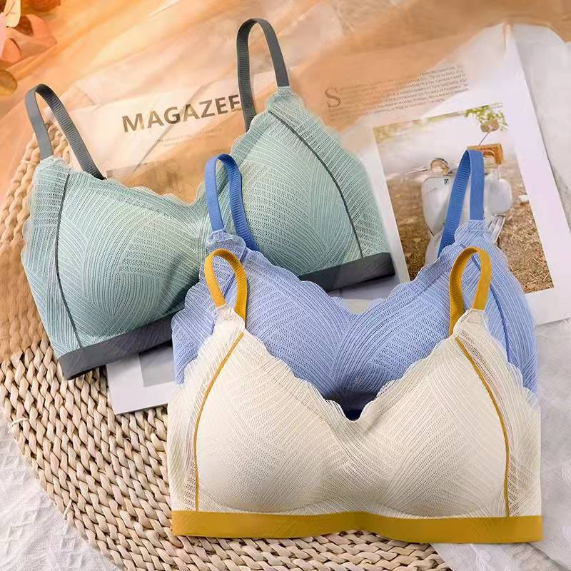 Women Basic Solid Color Comfortable Breathable Bra