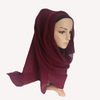 (Buy 1 Get 1) Women Fashion Twill Pleated Hijab Scarf