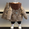 Winter Teen Kid Casual Warm Hooded Coat